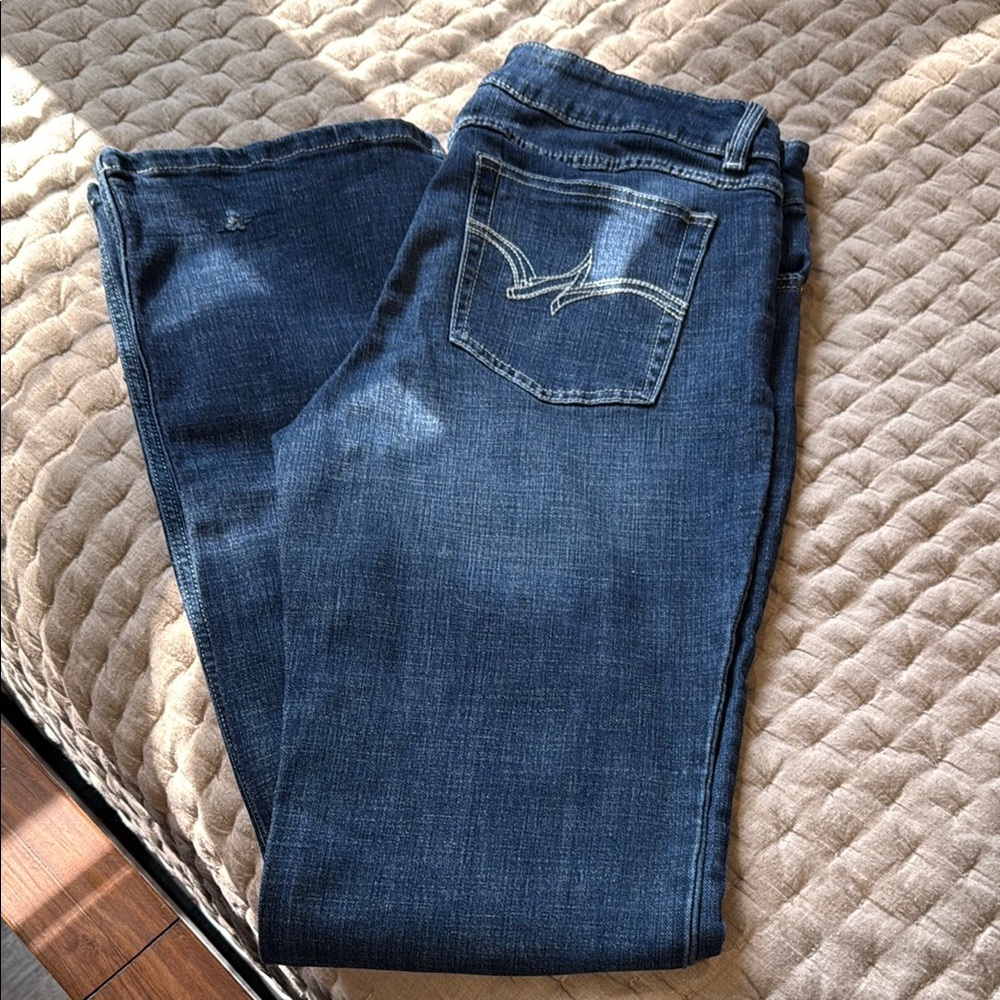 Wrangler Dark Blue Women's Boot Cut Jeans